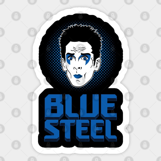 The Blue Steel Look Zoolander Sticker TeePublic